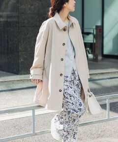 URBAN RESEARCH DOORS / アーバンリサーチ ドアーズ ステンカラーコート | 『撥水』スタンドミドルコート