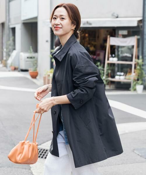 URBAN RESEARCH DOORS / アーバンリサーチ ドアーズ ステンカラーコート | 『撥水』スタンドミドルコート | 詳細4