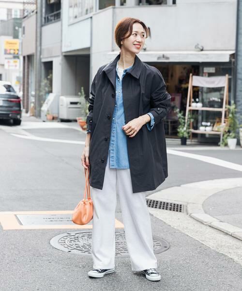 URBAN RESEARCH DOORS / アーバンリサーチ ドアーズ ステンカラーコート | 『撥水』スタンドミドルコート | 詳細7