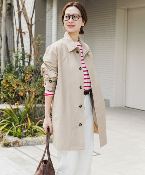 URBAN RESEARCH DOORS / アーバンリサーチ ドアーズ ステンカラーコート | 『撥水』スタンドミドルコート | 詳細15