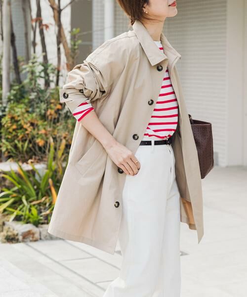 URBAN RESEARCH DOORS / アーバンリサーチ ドアーズ ステンカラーコート | 『撥水』スタンドミドルコート | 詳細16