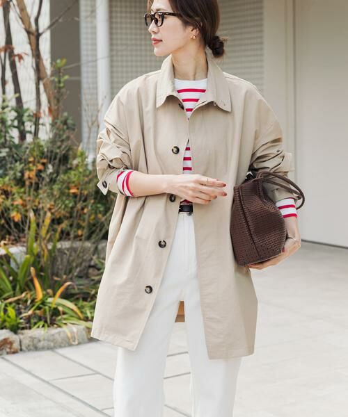 URBAN RESEARCH DOORS / アーバンリサーチ ドアーズ ステンカラーコート | 『撥水』スタンドミドルコート | 詳細17