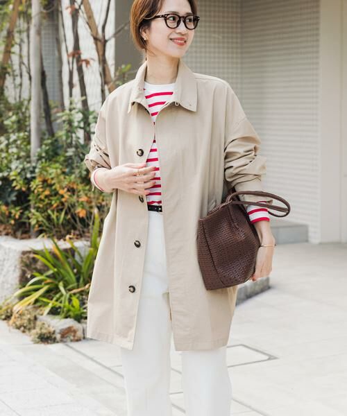 URBAN RESEARCH DOORS / アーバンリサーチ ドアーズ ステンカラーコート | 『撥水』スタンドミドルコート | 詳細18