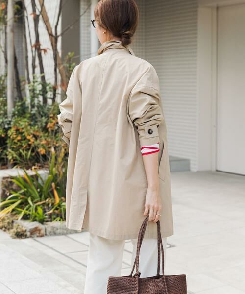 URBAN RESEARCH DOORS / アーバンリサーチ ドアーズ ステンカラーコート | 『撥水』スタンドミドルコート | 詳細19