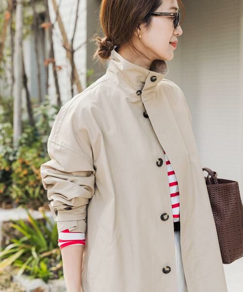 URBAN RESEARCH DOORS / アーバンリサーチ ドアーズ ステンカラーコート | 『撥水』スタンドミドルコート | 詳細20