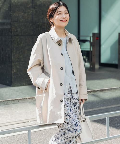 URBAN RESEARCH DOORS / アーバンリサーチ ドアーズ ステンカラーコート | 『撥水』スタンドミドルコート | 詳細24