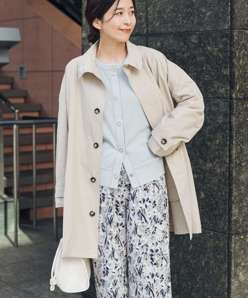 URBAN RESEARCH DOORS / アーバンリサーチ ドアーズ ステンカラーコート | 『撥水』スタンドミドルコート | 詳細25