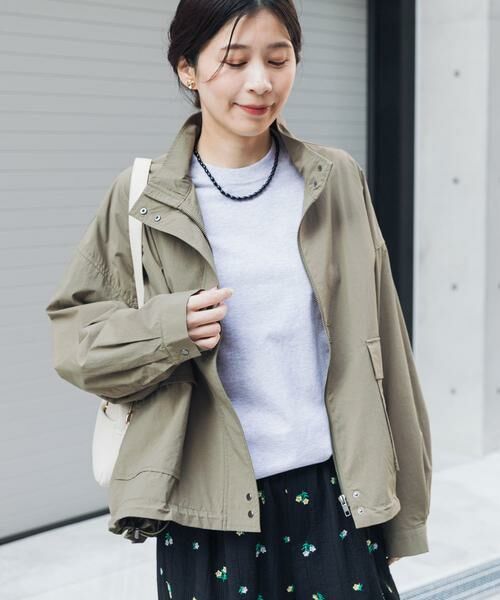 URBAN RESEARCH DOORS / アーバンリサーチ ドアーズ ブルゾン | 撥水/防花粉スタンドブルゾン | 詳細4