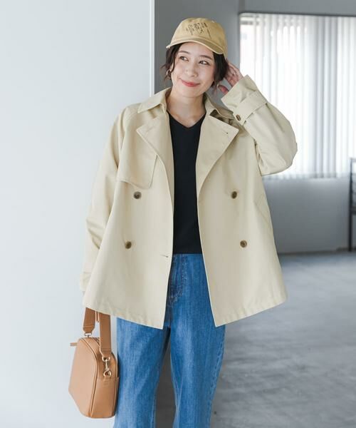 URBAN RESEARCH DOORS / アーバンリサーチ ドアーズ トレンチコート | 撥水ショートトレンチ | 詳細15