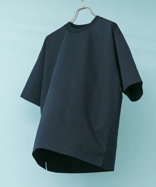 URBAN RESEARCH DOORS / アーバンリサーチ ドアーズ Tシャツ | クイックドライ ショートスリーブTシャツ（ネイビー）