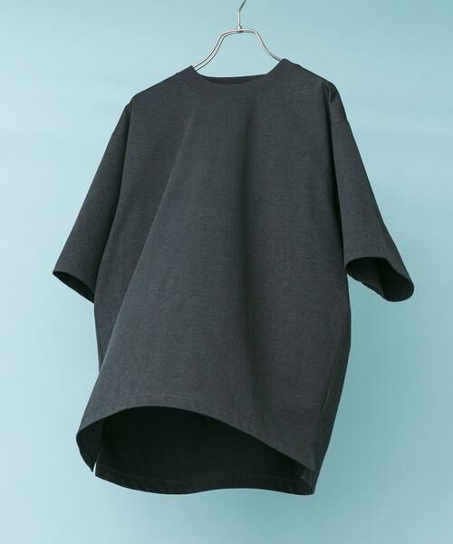 URBAN RESEARCH DOORS / アーバンリサーチ ドアーズ Tシャツ | クイックドライ ショートスリーブTシャツ（チャコールグレー）