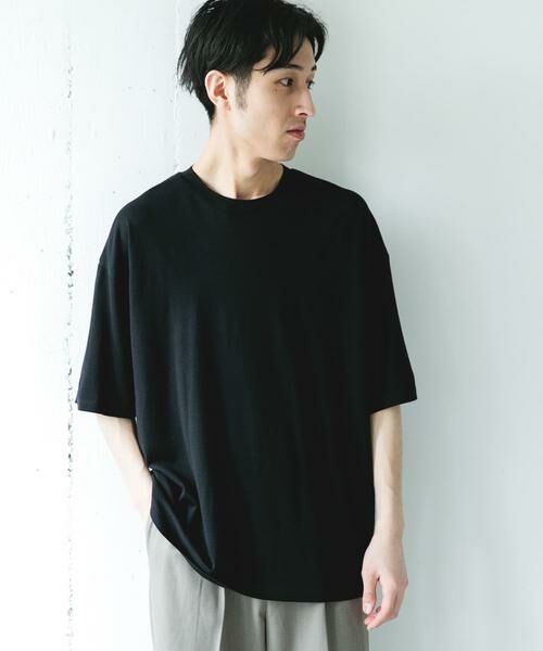 URBAN RESEARCH DOORS / アーバンリサーチ ドアーズ Tシャツ | PURE WOOL クルーネックショートスリーブTシャツ | 詳細4