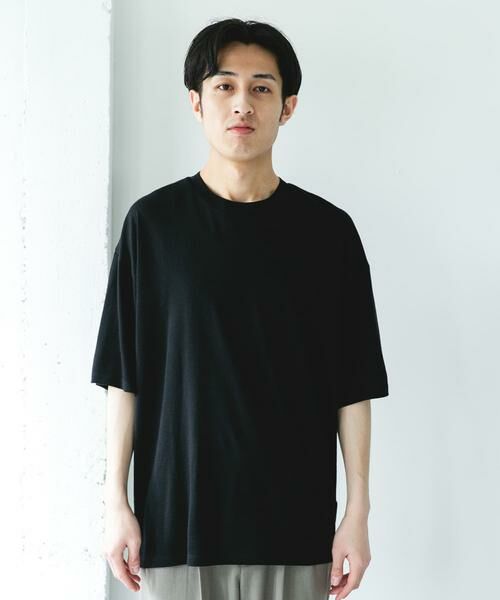 URBAN RESEARCH DOORS / アーバンリサーチ ドアーズ Tシャツ | PURE WOOL クルーネックショートスリーブTシャツ | 詳細7