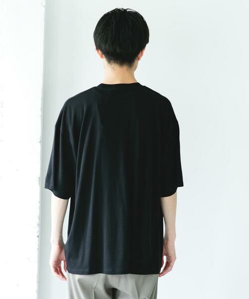 URBAN RESEARCH DOORS / アーバンリサーチ ドアーズ Tシャツ | PURE WOOL クルーネックショートスリーブTシャツ | 詳細9