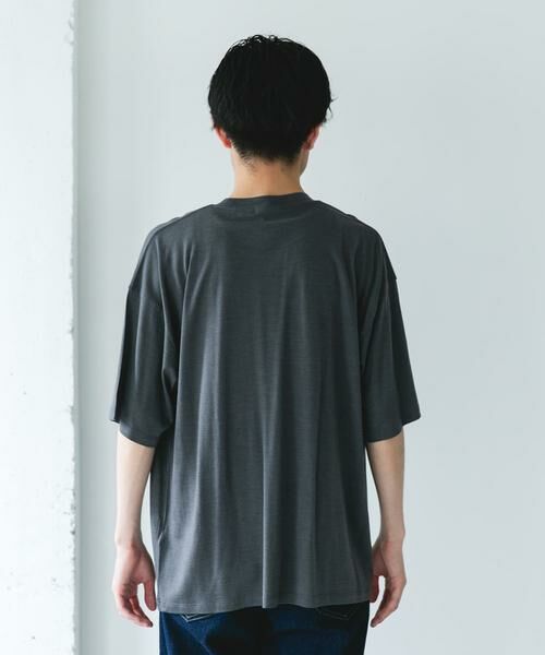 URBAN RESEARCH DOORS / アーバンリサーチ ドアーズ Tシャツ | PURE WOOL クルーネックショートスリーブTシャツ | 詳細21