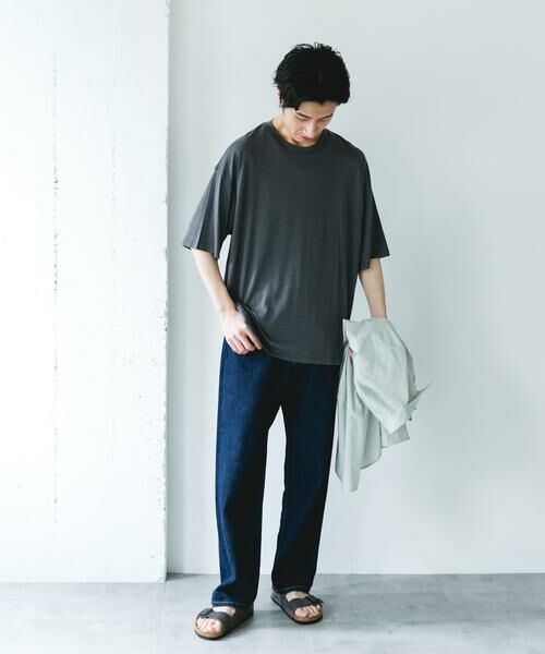 URBAN RESEARCH DOORS / アーバンリサーチ ドアーズ Tシャツ | PURE WOOL クルーネックショートスリーブTシャツ | 詳細17