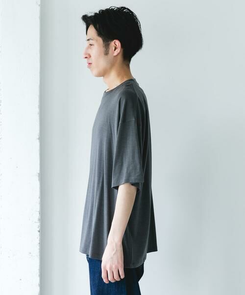 URBAN RESEARCH DOORS / アーバンリサーチ ドアーズ Tシャツ | PURE WOOL クルーネックショートスリーブTシャツ | 詳細20