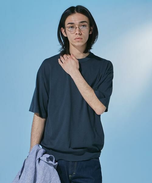 URBAN RESEARCH DOORS / アーバンリサーチ ドアーズ ニット・セーター | 『UR TECH』サマシェア クルーネックニット | 詳細13