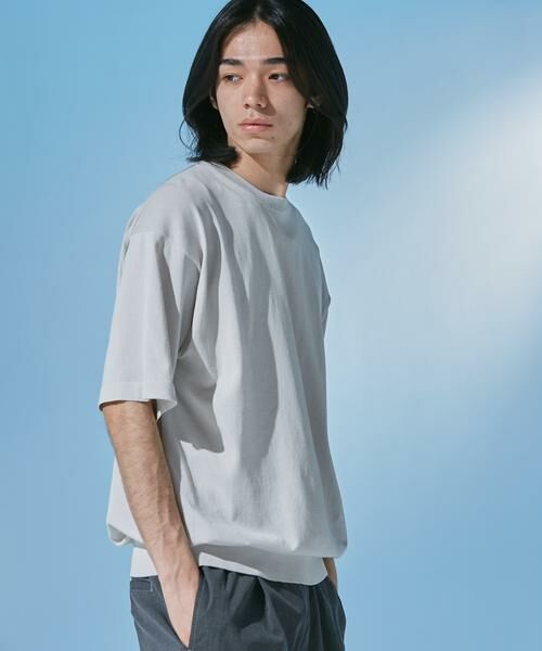 URBAN RESEARCH DOORS / アーバンリサーチ ドアーズ ニット・セーター | 『UR TECH』サマシェア クルーネックニット | 詳細22