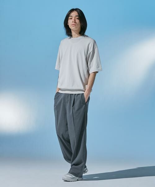 URBAN RESEARCH DOORS / アーバンリサーチ ドアーズ ニット・セーター | 『UR TECH』サマシェア クルーネックニット | 詳細25