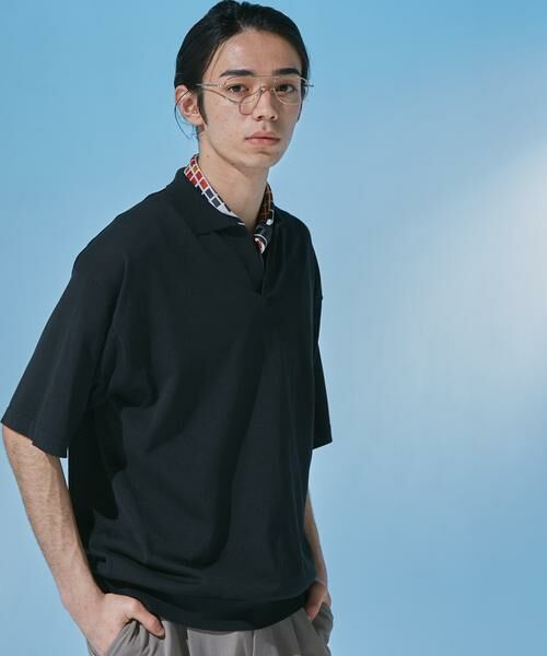 URBAN RESEARCH DOORS / アーバンリサーチ ドアーズ ニット・セーター | 『UR TECH』サマシェア スキッパーニット | 詳細18