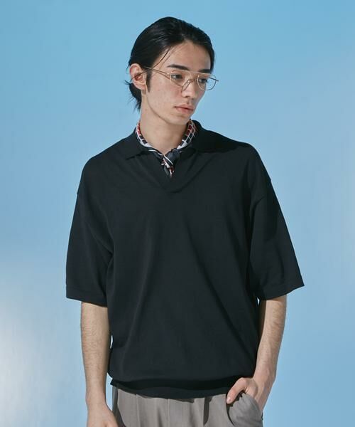 URBAN RESEARCH DOORS / アーバンリサーチ ドアーズ ニット・セーター | 『UR TECH』サマシェア スキッパーニット | 詳細20