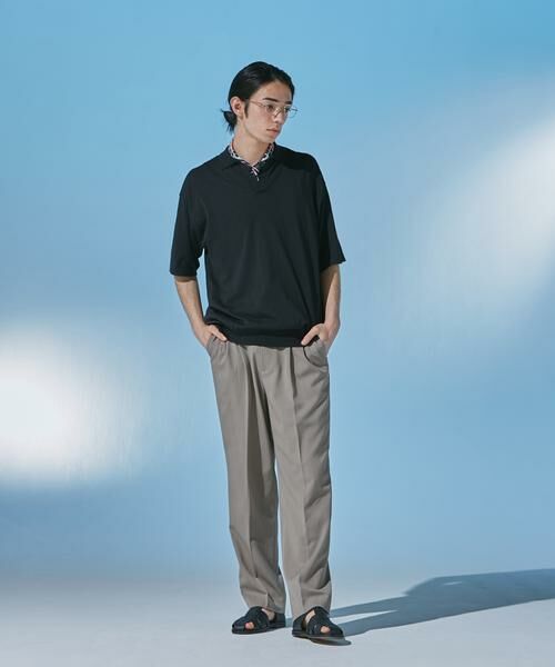 URBAN RESEARCH DOORS / アーバンリサーチ ドアーズ ニット・セーター | 『UR TECH』サマシェア スキッパーニット | 詳細22