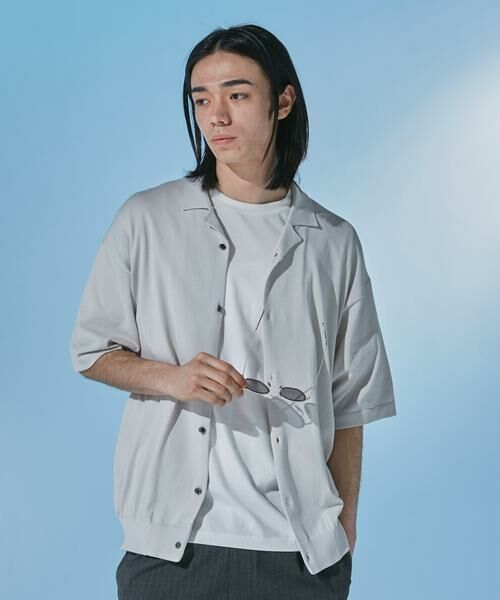 URBAN RESEARCH DOORS / アーバンリサーチ ドアーズ カーディガン・ボレロ | 『UR TECH』 サマシェア ニットカーディガン | 詳細15