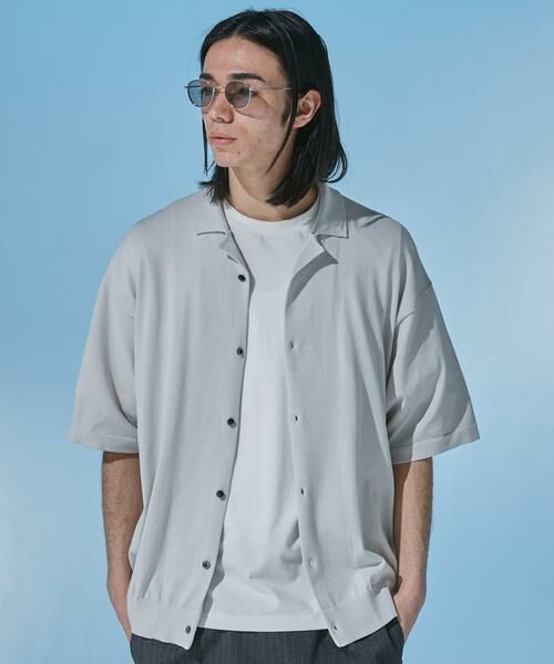 URBAN RESEARCH DOORS / アーバンリサーチ ドアーズ カーディガン・ボレロ | 『UR TECH』 サマシェア ニットカーディガン | 詳細18