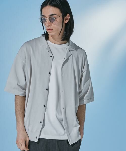 URBAN RESEARCH DOORS / アーバンリサーチ ドアーズ カーディガン・ボレロ | 『UR TECH』 サマシェア ニットカーディガン | 詳細20