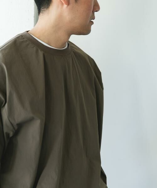 URBAN RESEARCH DOORS / アーバンリサーチ ドアーズ Tシャツ | 『UVカット/接触冷感/吸水速乾』ストレッチクロス プルオーバー | 詳細4