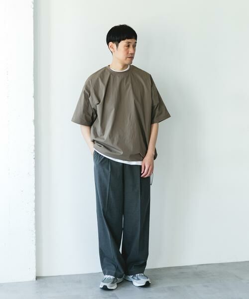 URBAN RESEARCH DOORS / アーバンリサーチ ドアーズ Tシャツ | 『UVカット/接触冷感/吸水速乾』ストレッチクロス プルオーバー | 詳細5