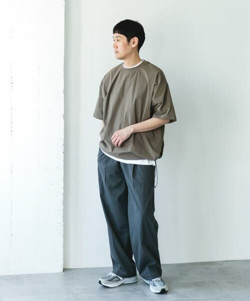 URBAN RESEARCH DOORS / アーバンリサーチ ドアーズ Tシャツ | 『UVカット/接触冷感/吸水速乾』ストレッチクロス プルオーバー | 詳細6