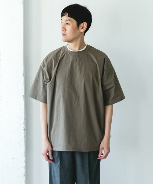 URBAN RESEARCH DOORS / アーバンリサーチ ドアーズ Tシャツ | 『UVカット/接触冷感/吸水速乾』ストレッチクロス プルオーバー | 詳細7