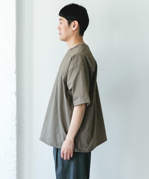 URBAN RESEARCH DOORS / アーバンリサーチ ドアーズ Tシャツ | 『UVカット/接触冷感/吸水速乾』ストレッチクロス プルオーバー | 詳細8