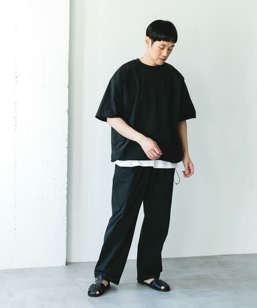 URBAN RESEARCH DOORS / アーバンリサーチ ドアーズ Tシャツ | 『UVカット/接触冷感/吸水速乾』ストレッチクロス プルオーバー | 詳細16