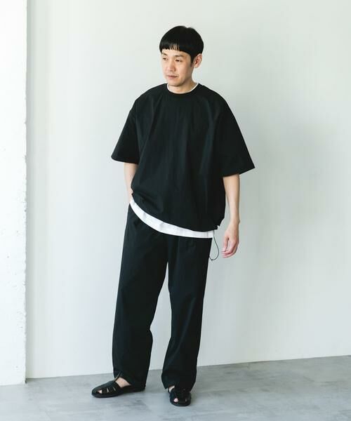 URBAN RESEARCH DOORS / アーバンリサーチ ドアーズ Tシャツ | 『UVカット/接触冷感/吸水速乾』ストレッチクロス プルオーバー | 詳細17