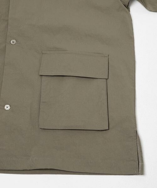 URBAN RESEARCH DOORS / アーバンリサーチ ドアーズ シャツ・ブラウス | ストレッチクロス ビッグポケットショートスリーブシャツ | 詳細2