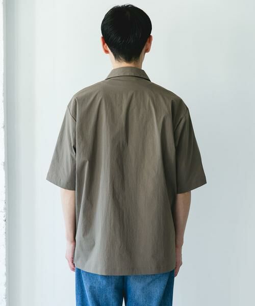 URBAN RESEARCH DOORS / アーバンリサーチ ドアーズ シャツ・ブラウス | 『UVカット/接触冷感/吸水速乾』ストレッチクロス ビッグポケットショートスリーブシャツ | 詳細9