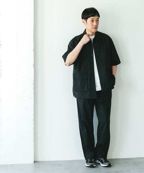URBAN RESEARCH DOORS / アーバンリサーチ ドアーズ シャツ・ブラウス | 『UVカット/接触冷感/吸水速乾』ストレッチクロス ビッグポケットショートスリーブシャツ | 詳細16