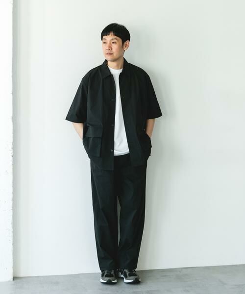 URBAN RESEARCH DOORS / アーバンリサーチ ドアーズ シャツ・ブラウス | 『UVカット/接触冷感/吸水速乾』ストレッチクロス ビッグポケットショートスリーブシャツ | 詳細17