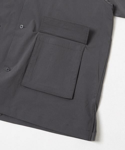 URBAN RESEARCH DOORS / アーバンリサーチ ドアーズ シャツ・ブラウス | ストレッチクロス ビッグポケットショートスリーブシャツ | 詳細7