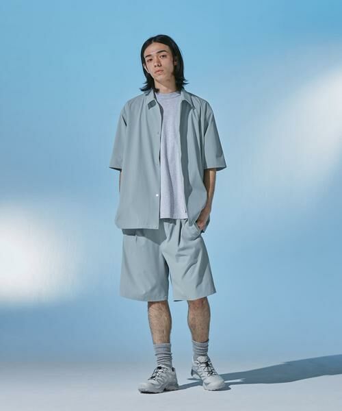 URBAN RESEARCH DOORS / アーバンリサーチ ドアーズ カーディガン・ボレロ | 『UR TECH』サマシェア ショートスリーブシャツカーディガン | 詳細10