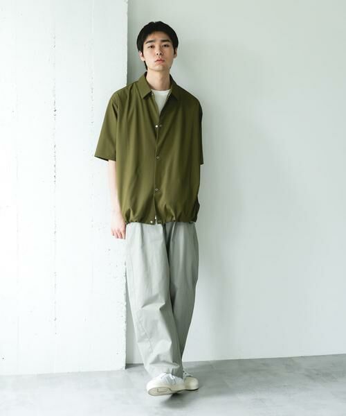 URBAN RESEARCH DOORS / アーバンリサーチ ドアーズ カーディガン・ボレロ | 『仁村紗和さん着用』『UR TECH』サマシェア ショートスリーブシャツカーディガン | 詳細20