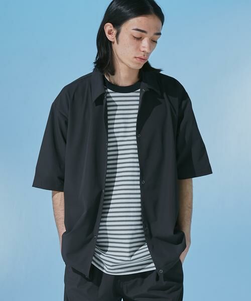 URBAN RESEARCH DOORS / アーバンリサーチ ドアーズ カーディガン・ボレロ | 『UR TECH』サマシェア ショートスリーブシャツカーディガン | 詳細12