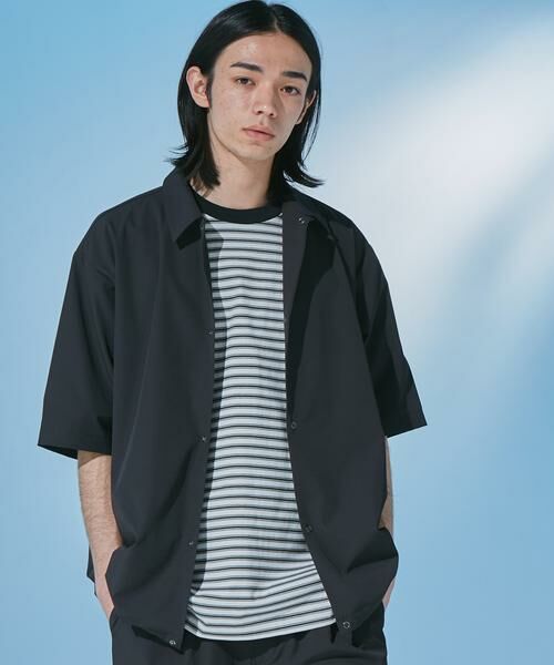 URBAN RESEARCH DOORS / アーバンリサーチ ドアーズ カーディガン・ボレロ | 『UR TECH』サマシェア ショートスリーブシャツカーディガン | 詳細13
