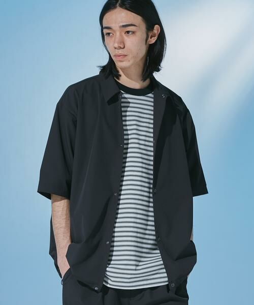 URBAN RESEARCH DOORS / アーバンリサーチ ドアーズ カーディガン・ボレロ | 『UR TECH』サマシェア ショートスリーブシャツカーディガン | 詳細14