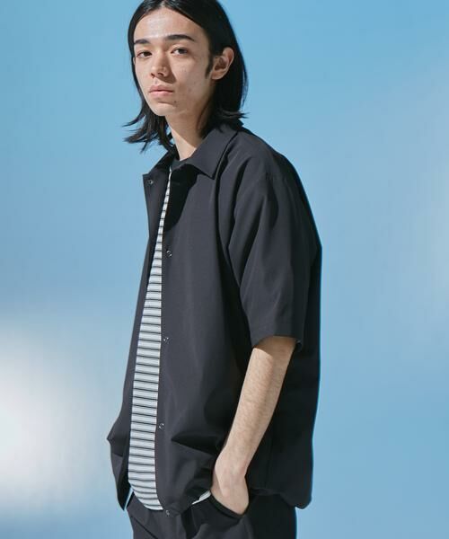 URBAN RESEARCH DOORS / アーバンリサーチ ドアーズ カーディガン・ボレロ | 『UR TECH』サマシェア ショートスリーブシャツカーディガン | 詳細15