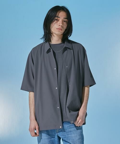 URBAN RESEARCH DOORS / アーバンリサーチ ドアーズ カーディガン・ボレロ | 『UR TECH』サマシェア ショートスリーブシャツカーディガン | 詳細22