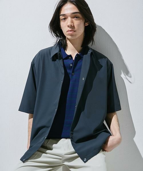URBAN RESEARCH DOORS / アーバンリサーチ ドアーズ カーディガン・ボレロ | 『UR TECH』サマシェア ショートスリーブシャツカーディガン | 詳細29